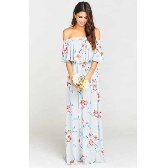 Show Me Your MuMu Dresses & Skirts - Show Me Your Mumu Hacienda Flower Hour Sky Maxi